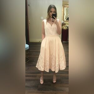 Ted Baker Elegant Pink Sleeveless Dress